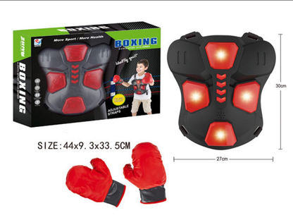 Juego Interactivo de Boxeo Electrónico para Niños con Armadura y Guantes